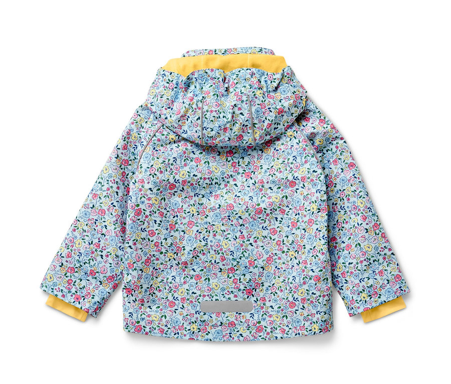 Kinder-Regenjacke, geblümt.