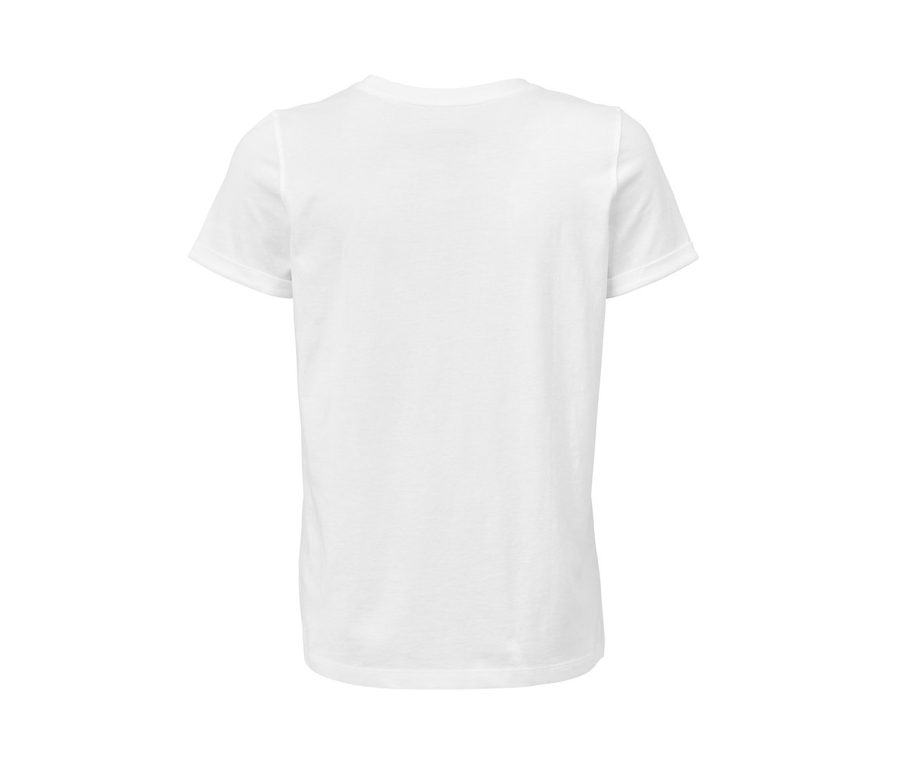 Weißes Statement-Shirt mit kurzen Ärmeln.