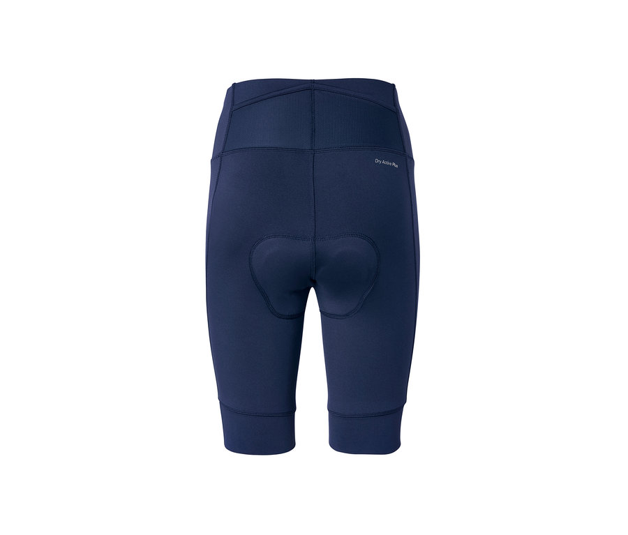 Dunkelblaue Fahrradhose.