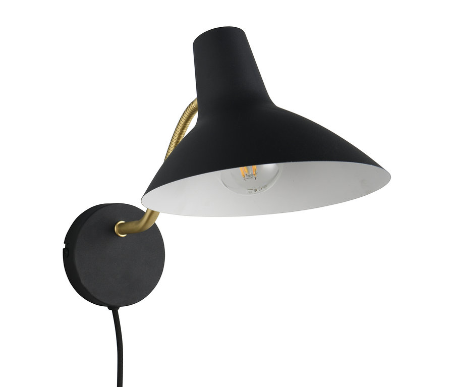 Schwarze Trio Wandleuchte »Traveller«.