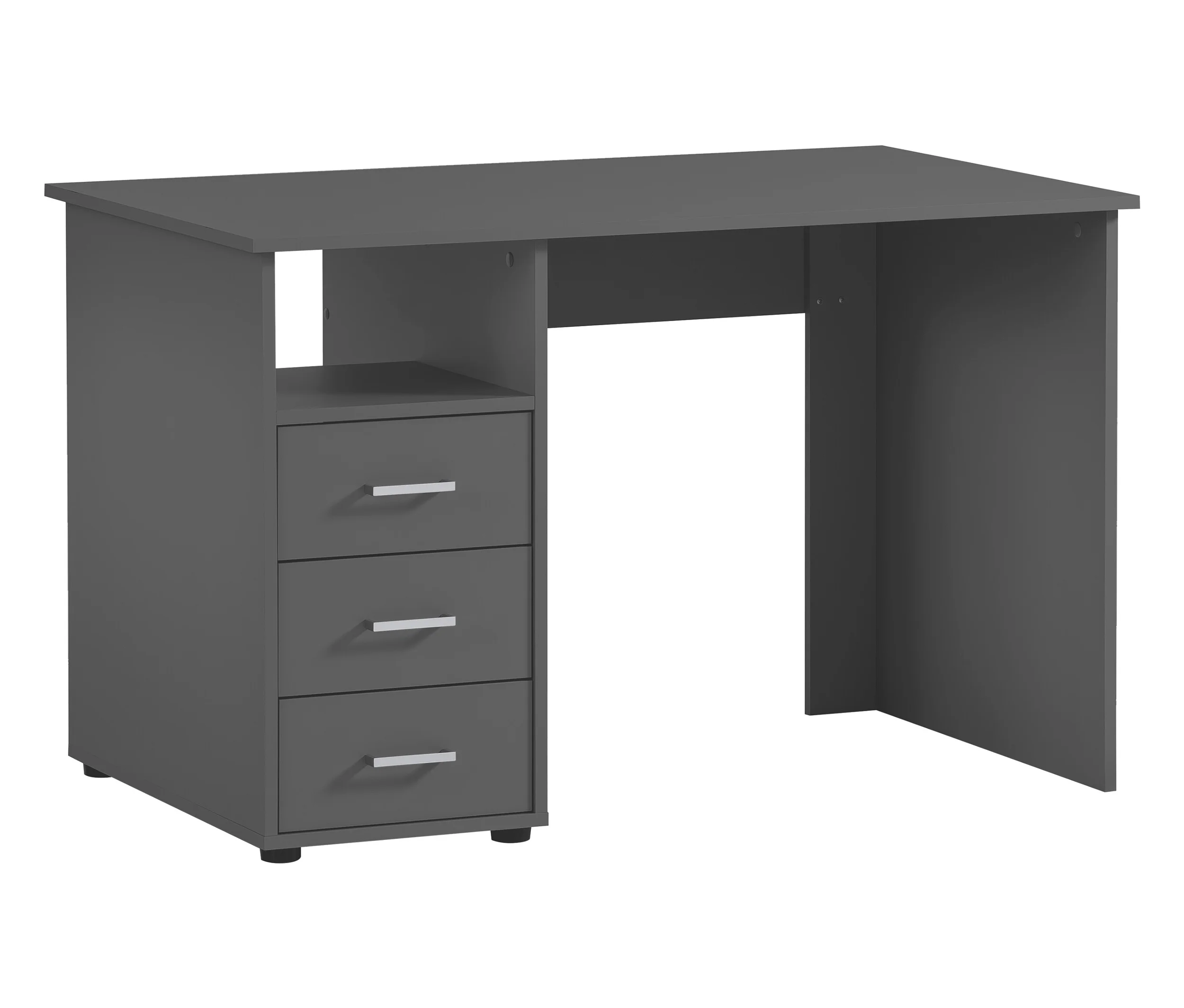 Tchibo - Schreibtisch »Niels« - 116x70x74cm - silber -