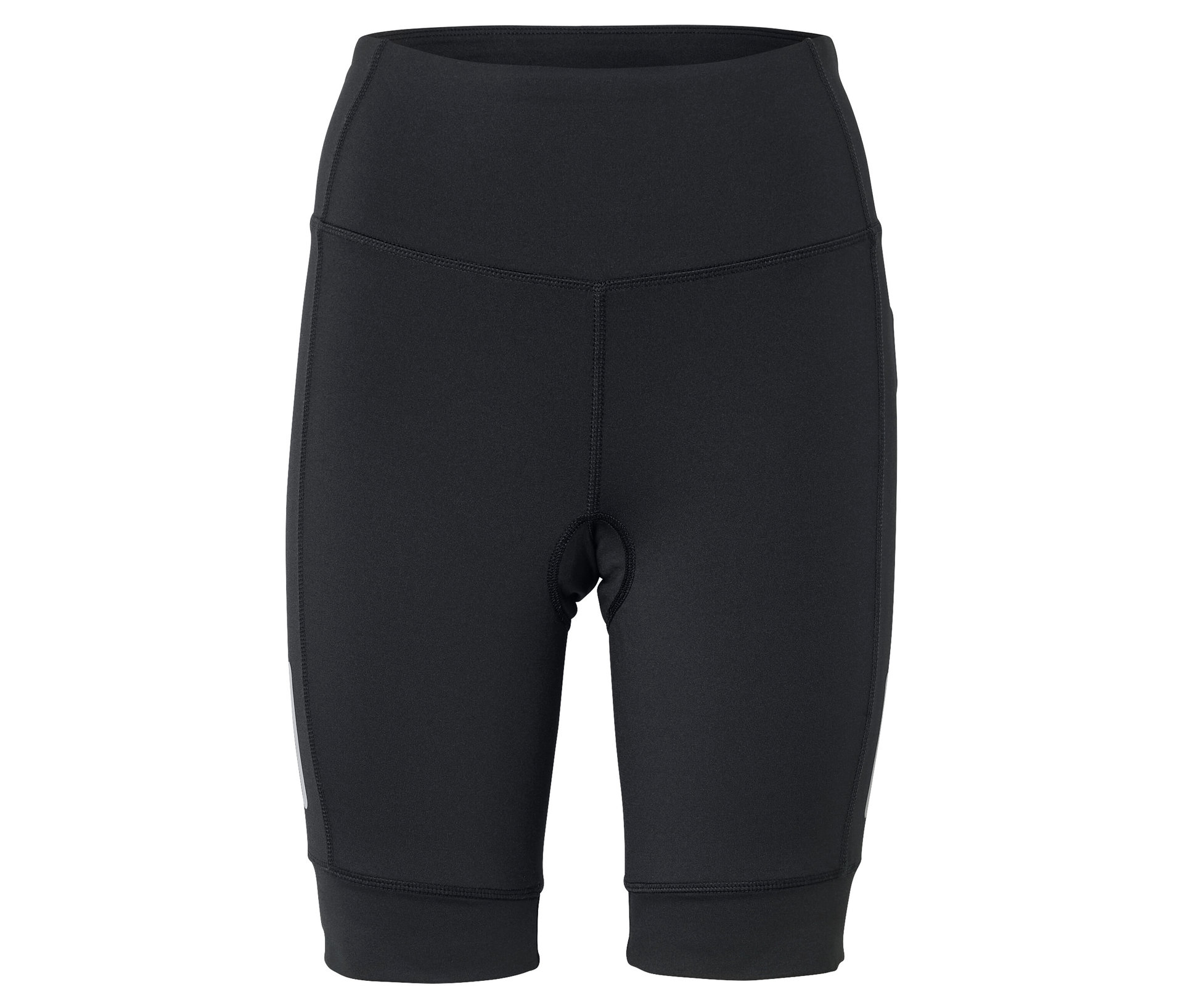 Fahrradhose - Damen - Gr. XL - schwarz - schwarz