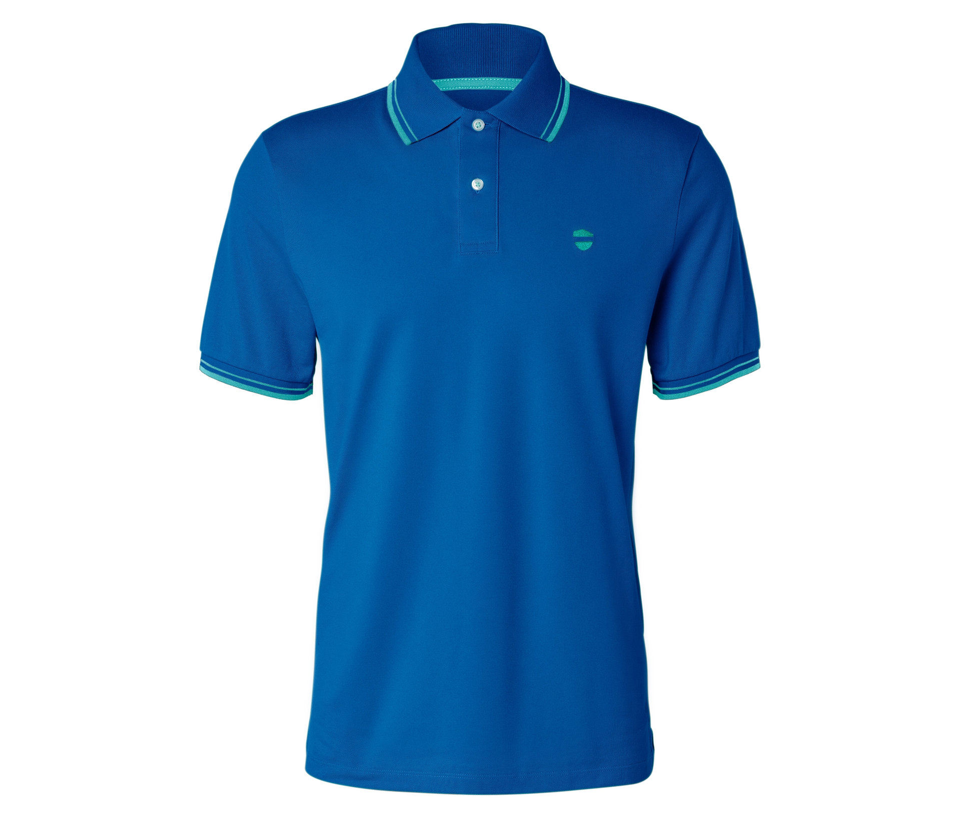 Piqué-Poloshirt - Herren - Gr. 4XL - blau - blau