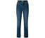 Mid blue Slim Jeans im Fit „Emma“ auf weißem Hintergrund.