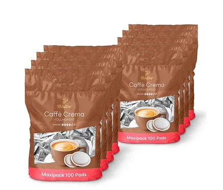 Mehrere Packungen Caffè Crema Vollmundig - 8x 100 Pads Kaffeepads.