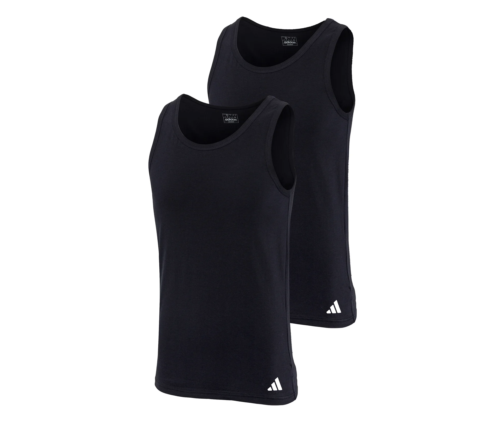 adidas Herren Tank Top Unterhemd langlebig feuchtigkeitstransportierend 2 er Pack - Bild 8