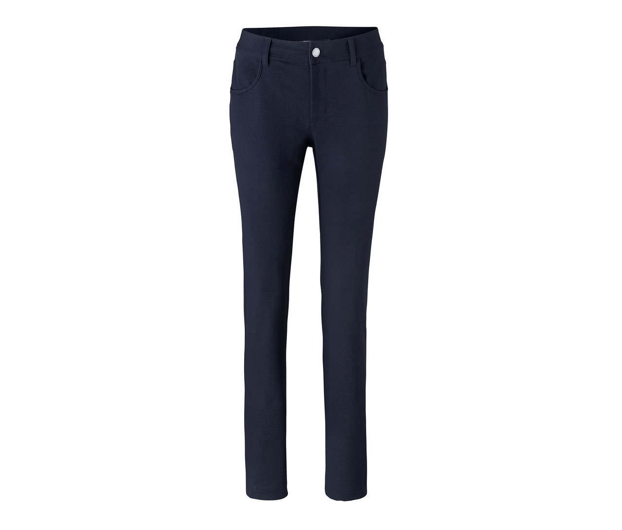 Blaue Softshellhose.