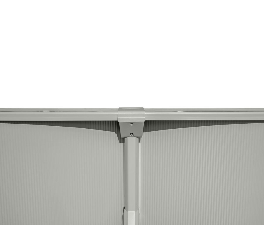 Detailansicht eines grauen Bestway® Hydrium Pools, ca. 610 x 360 x 120 cm.