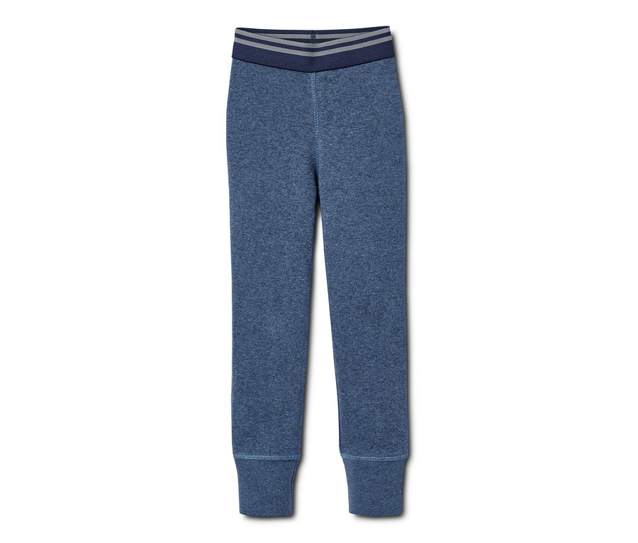 2 Paar lange blaue Unterhosen.