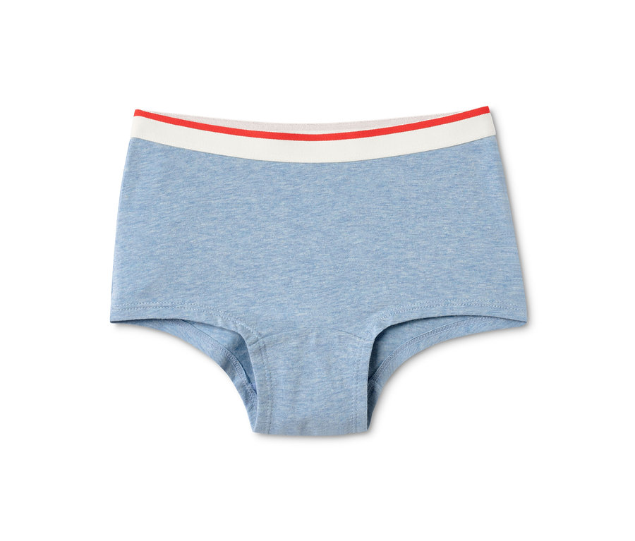 Blaue 7er-Pack Mädchen-Pantys.