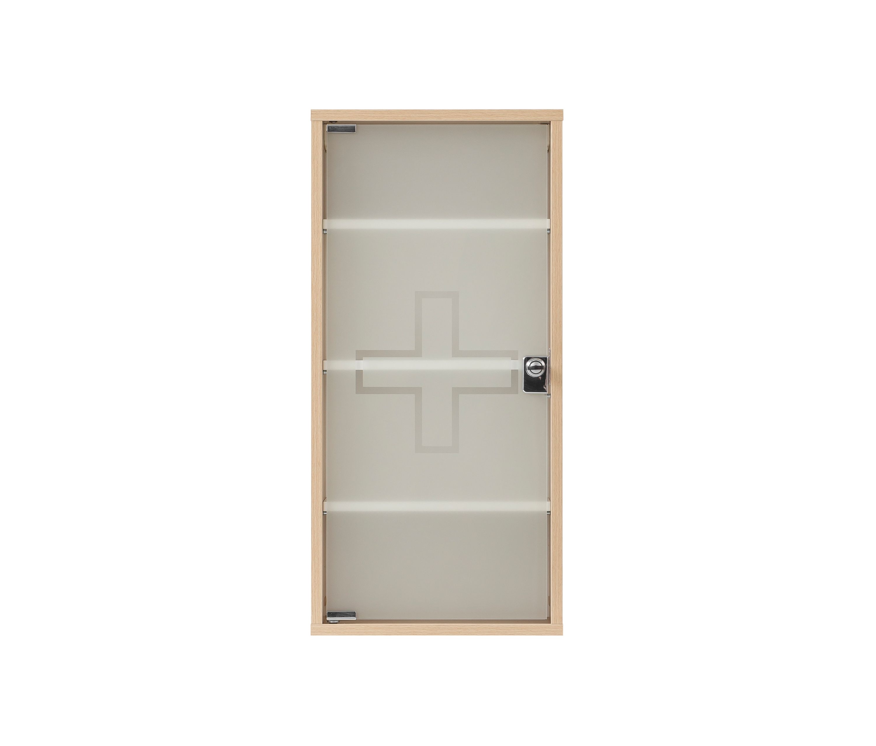 Thumbnail - Tchibo - Medikamentenschrank - 34,5x19,5x71,5cm - braun - Holz / Glas / Metall