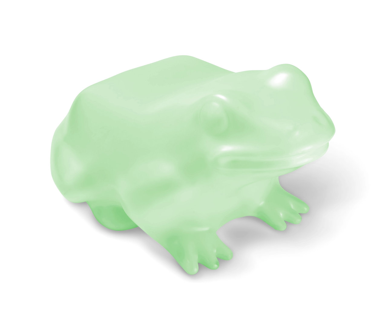 Grüne Solar-Leuchte »Frosch«.
