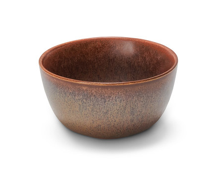 Eine braune Schale, 1 Stk. aus einem 3er Set