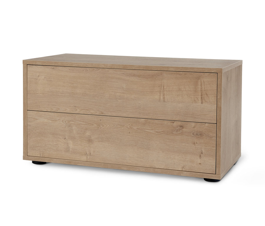 Regalmodul »Flemming«, ca. 75 x 37,5 cm, mit 2 Schubladen, Eichendekor.