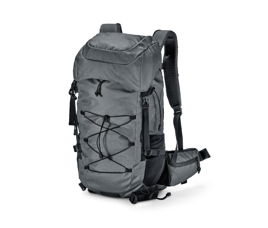 Grauer Wander-Rucksack, 40 l.