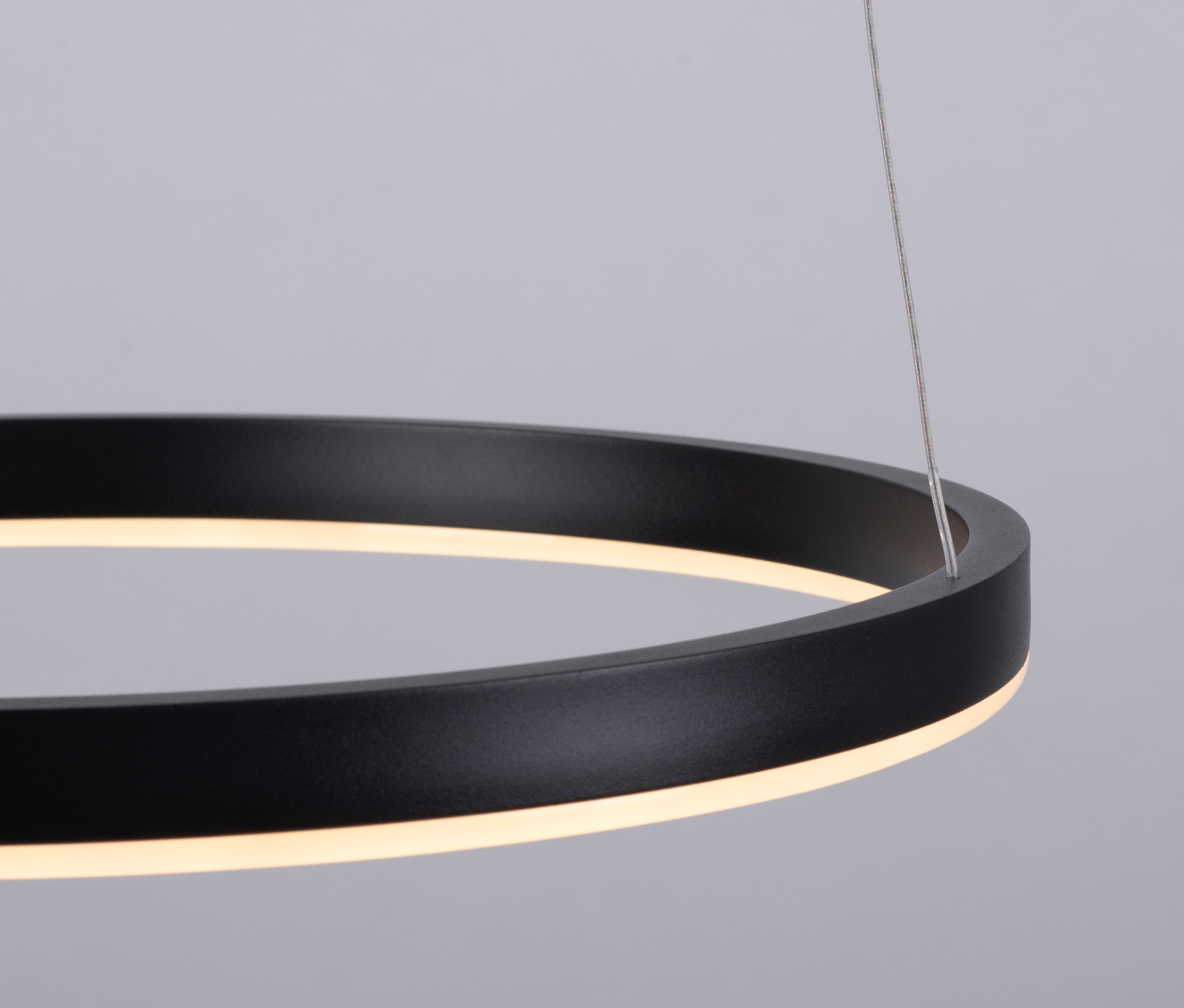 Thumbnail - Tchibo - Just Light LED-Pendelleuchte »Ritus« - 44x44x9cm - anthrazit - Aluminium / Eisen / Gummi