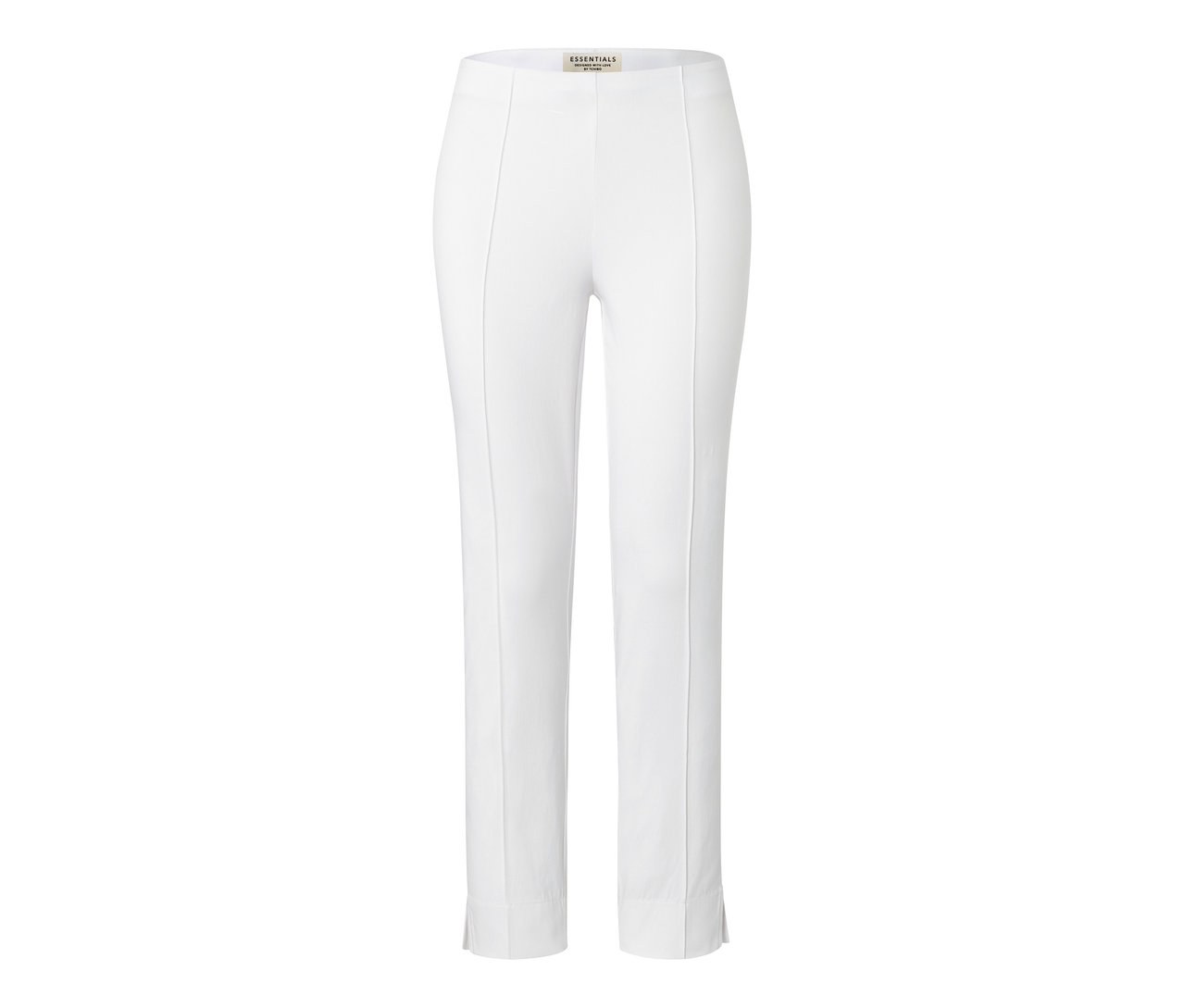 Weiße Stretchhose.