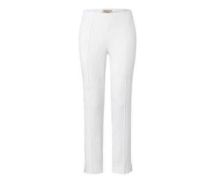 Weiße Stretchhose.