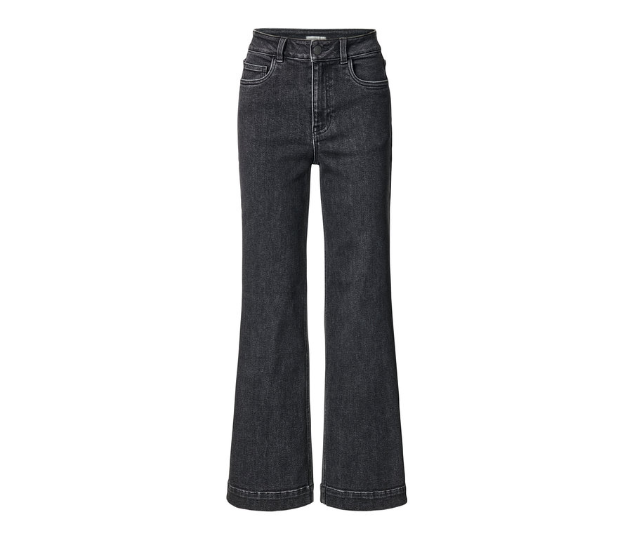 Schwarze Wide Jeans im Fit »Viki«.