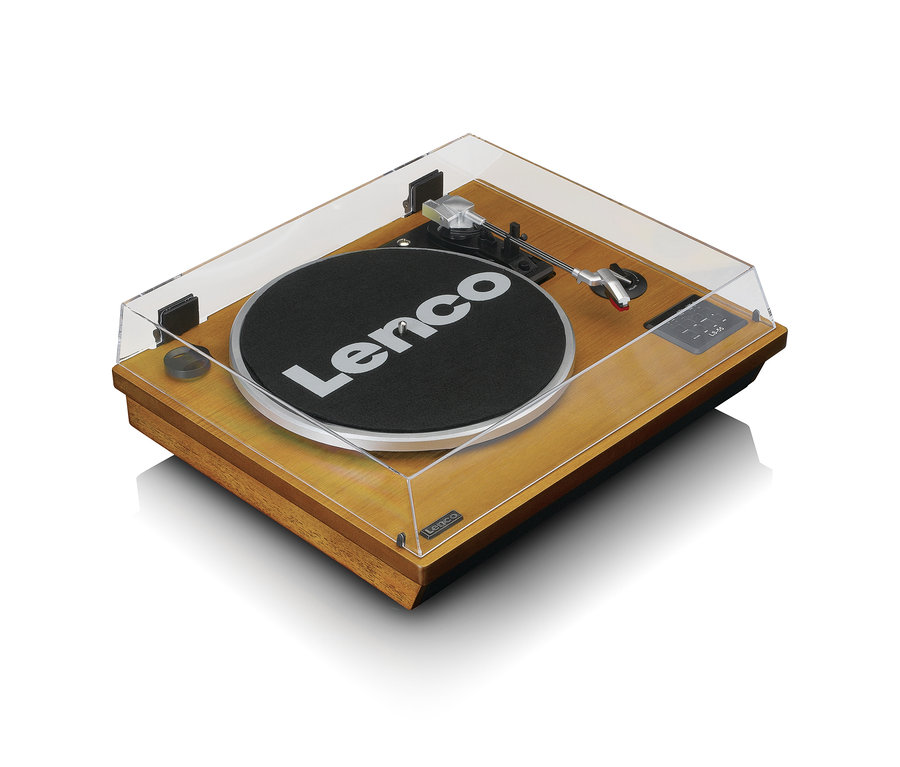 Lenco Plattenspieler »LS-55« mit transparenter Abdeckung.