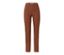 Cognacfarbene Stretchhose.