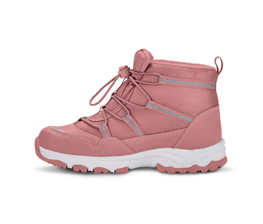 Rosa Kinder-Thermostiefel.