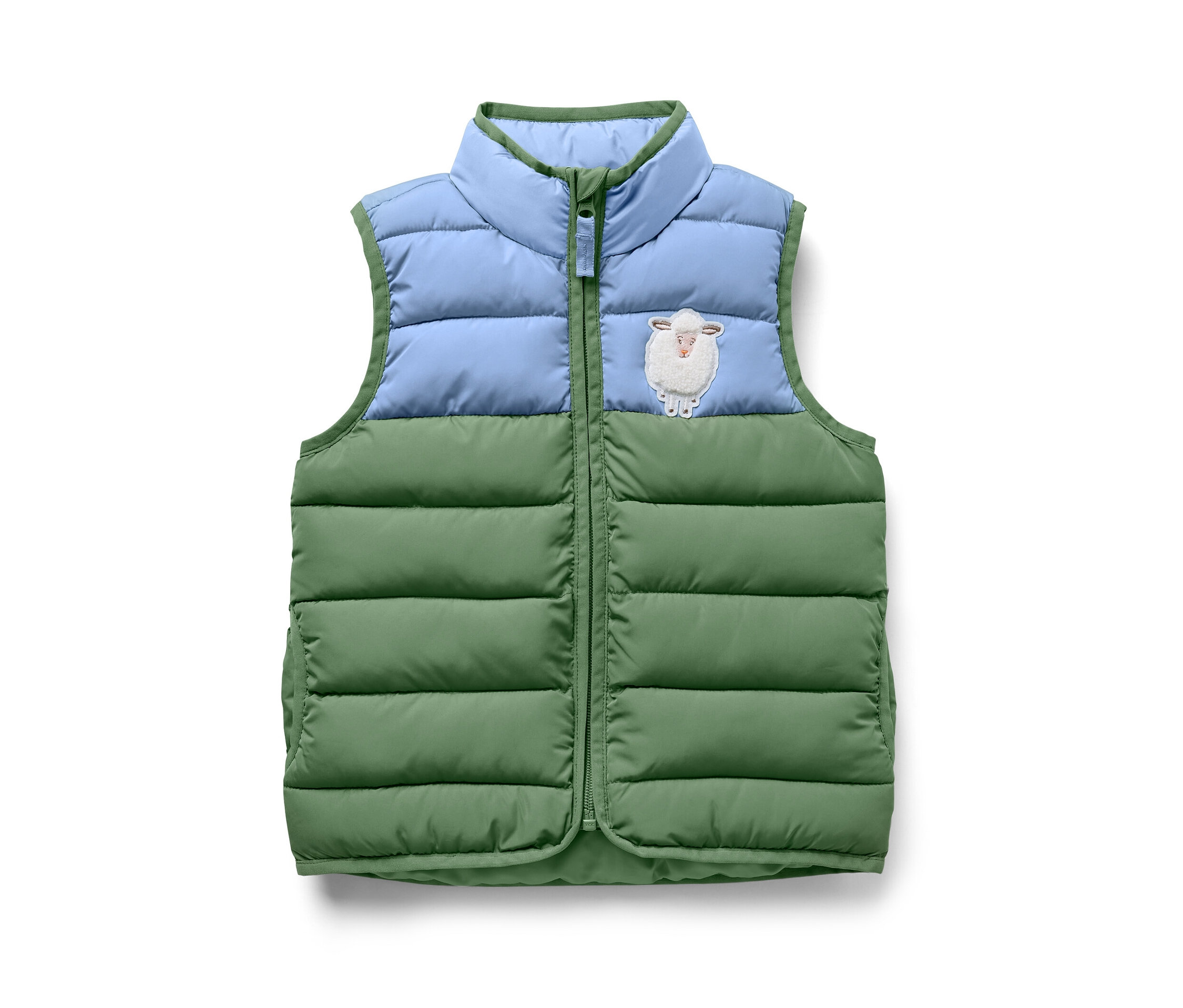 Tchibo - Kinder-Steppweste - Kinder - Gr. 98/104 - blau/print