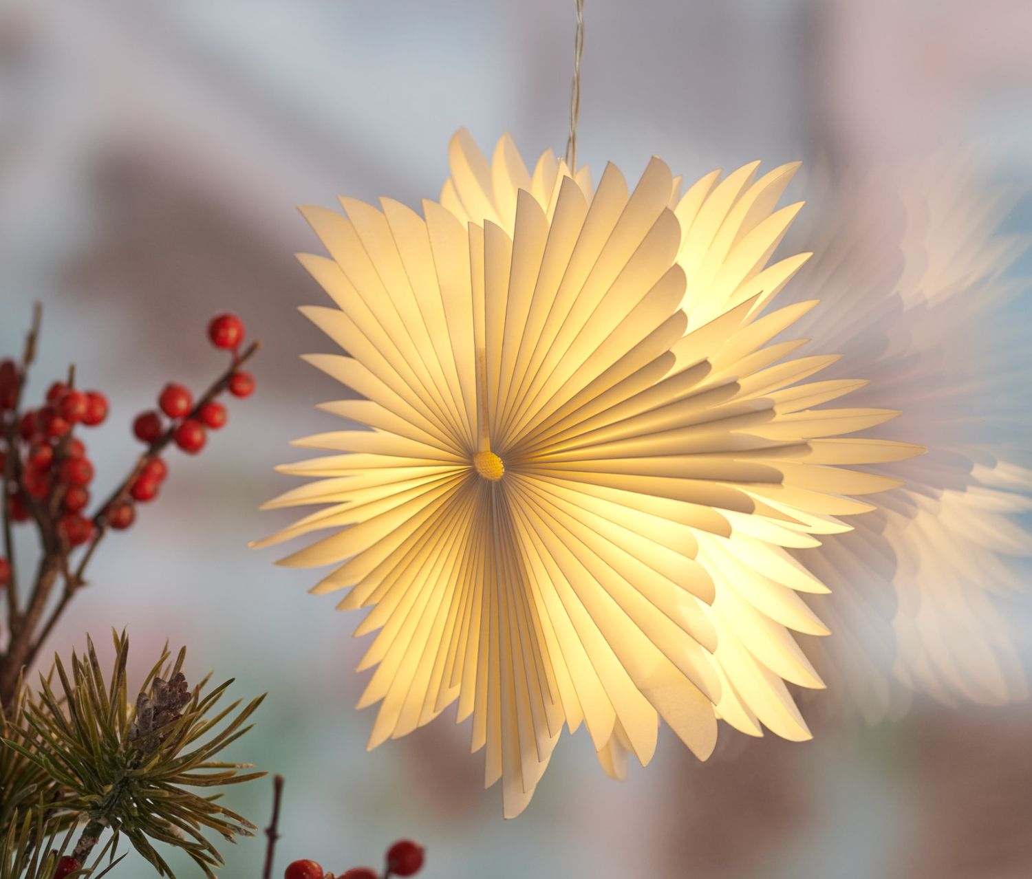 Thumbnail - Tchibo - LED-Papierstern - weiß