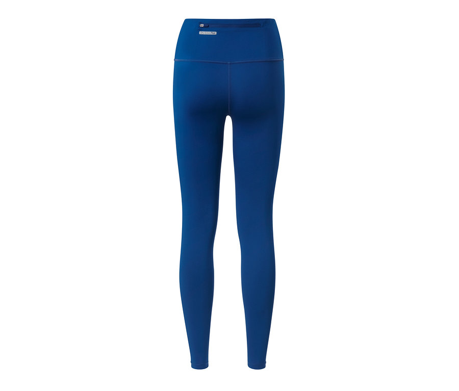 Blaue Sporttight von hinten.