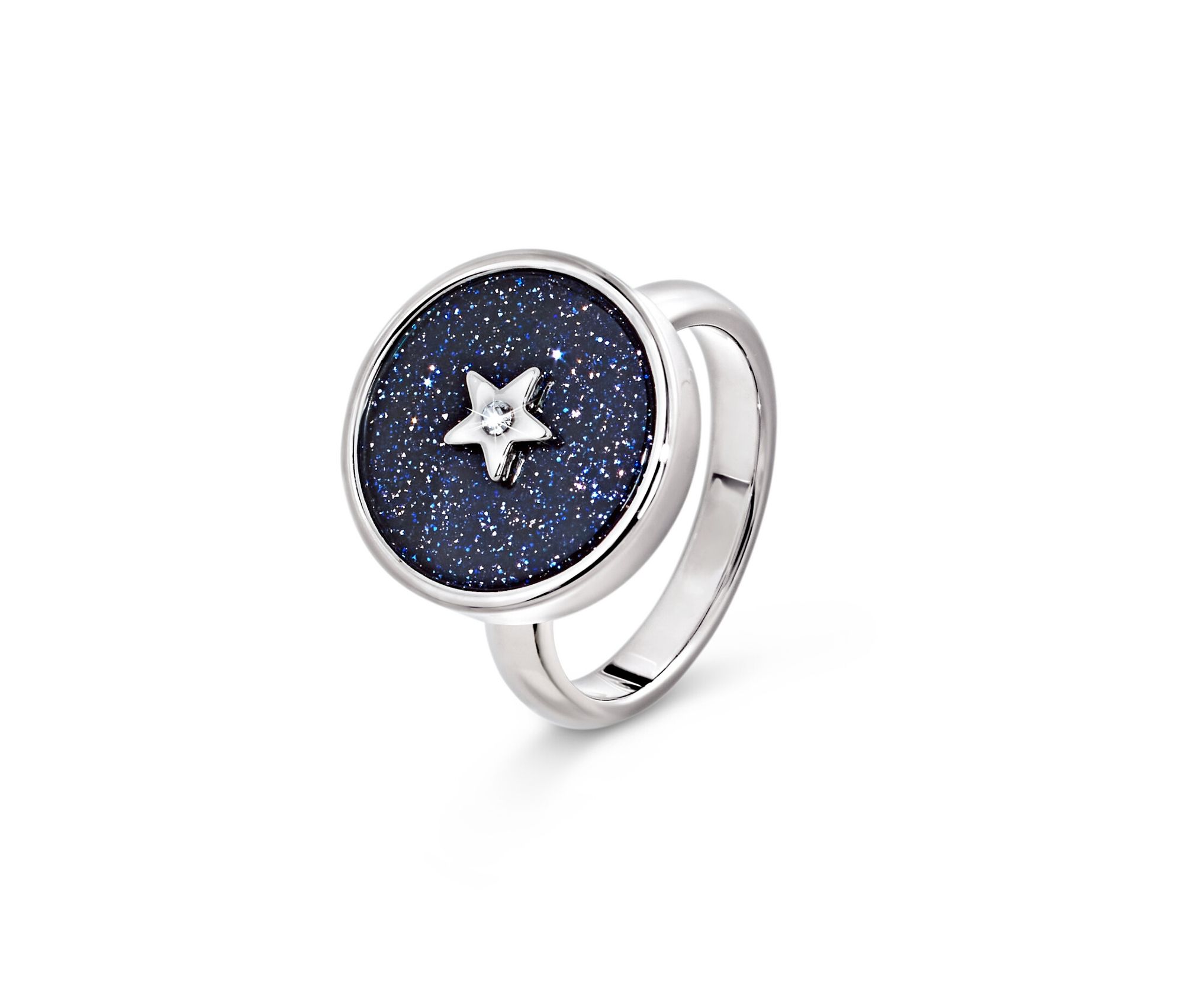 Thumbnail - Tchibo - Ring Sternenhimmel - Damen - Gr. 20 - blau