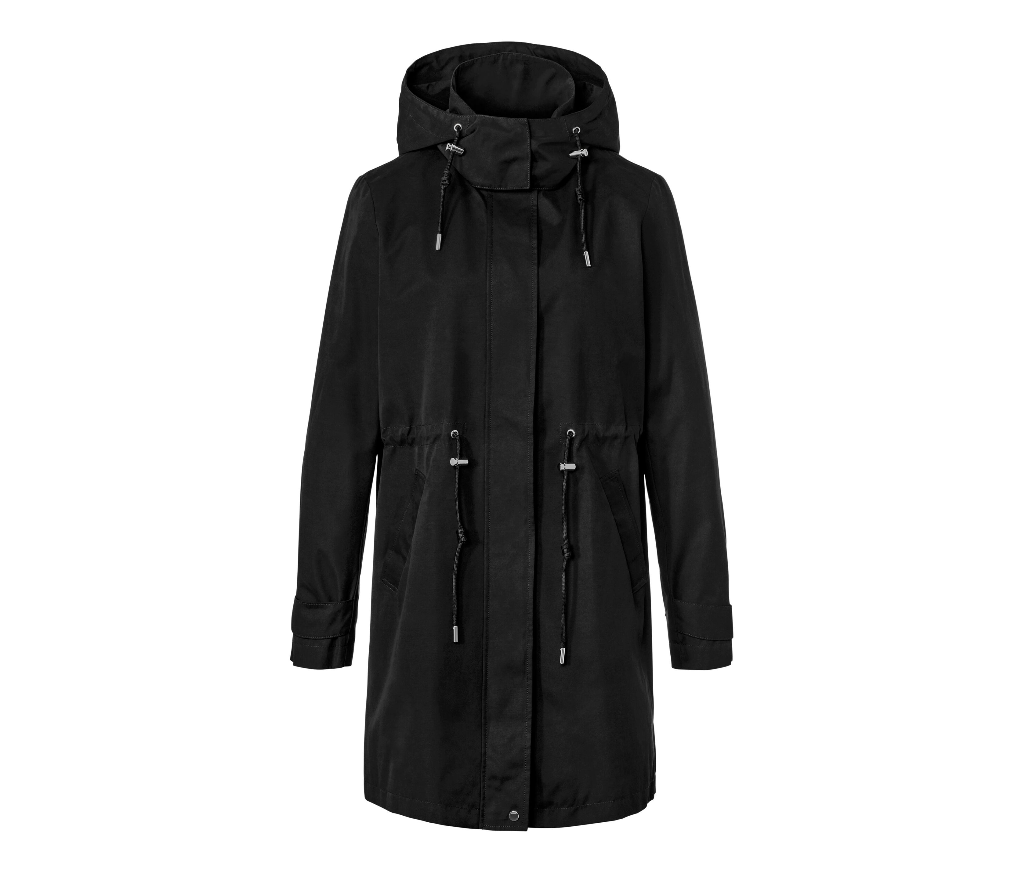 Tchibo - Parka mit Kapuze - Damen - Gr. 48 - schwarz