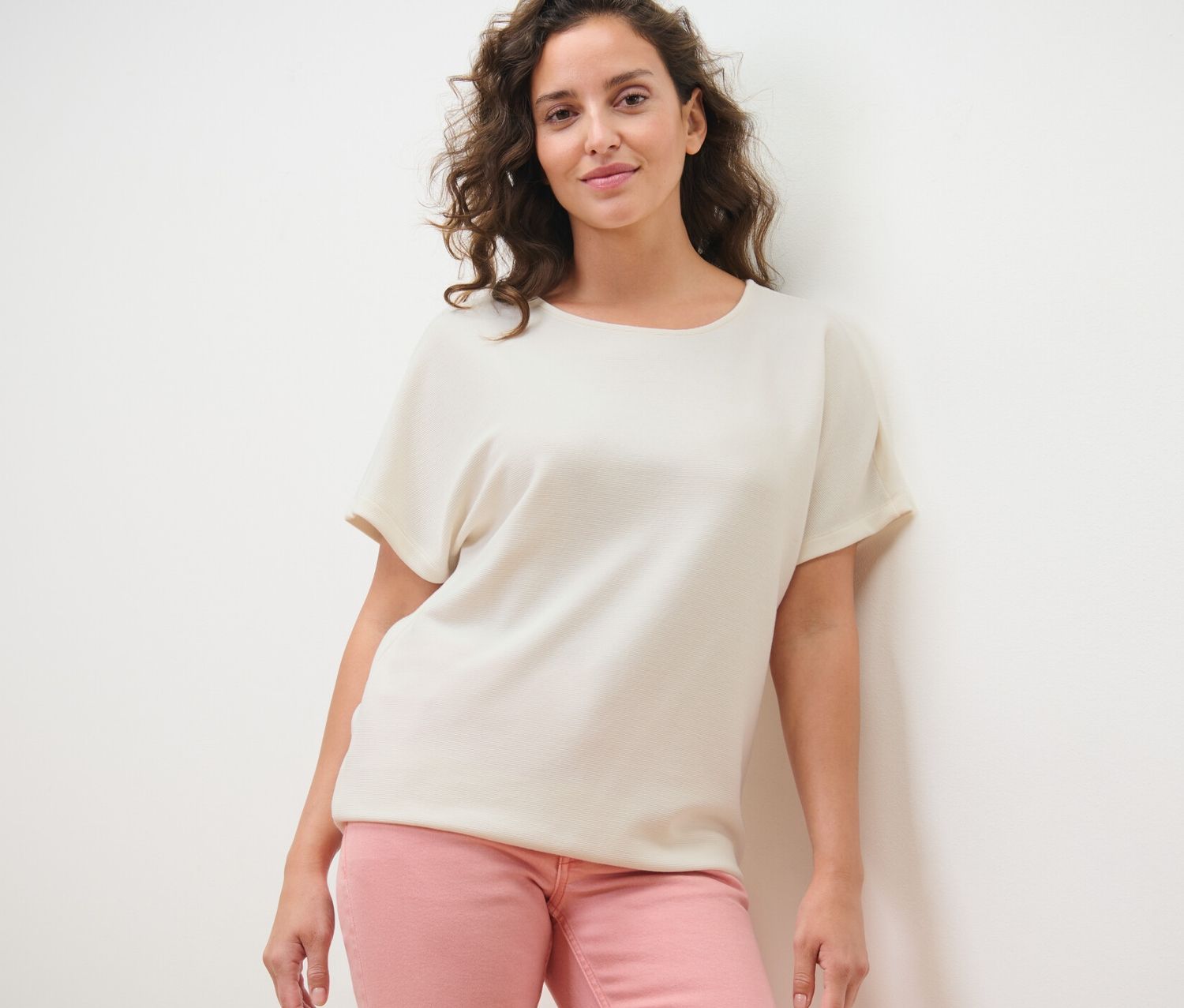 Thumbnail - Tchibo - Blusenshirt - Damen - Gr. L - creme