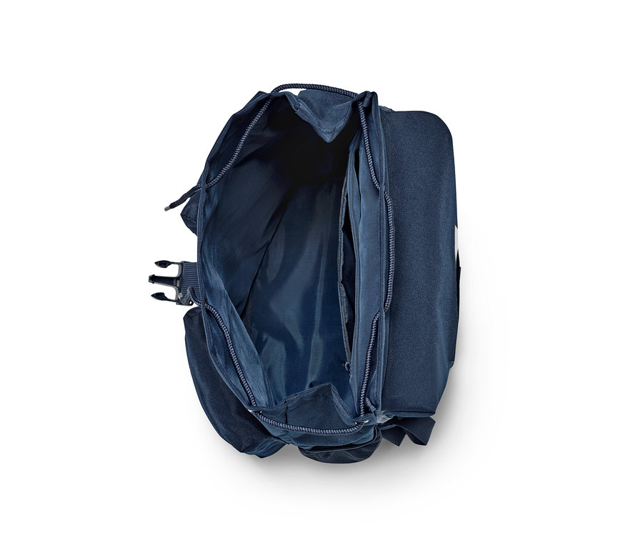Geöffneter Outdoor-Rucksack.