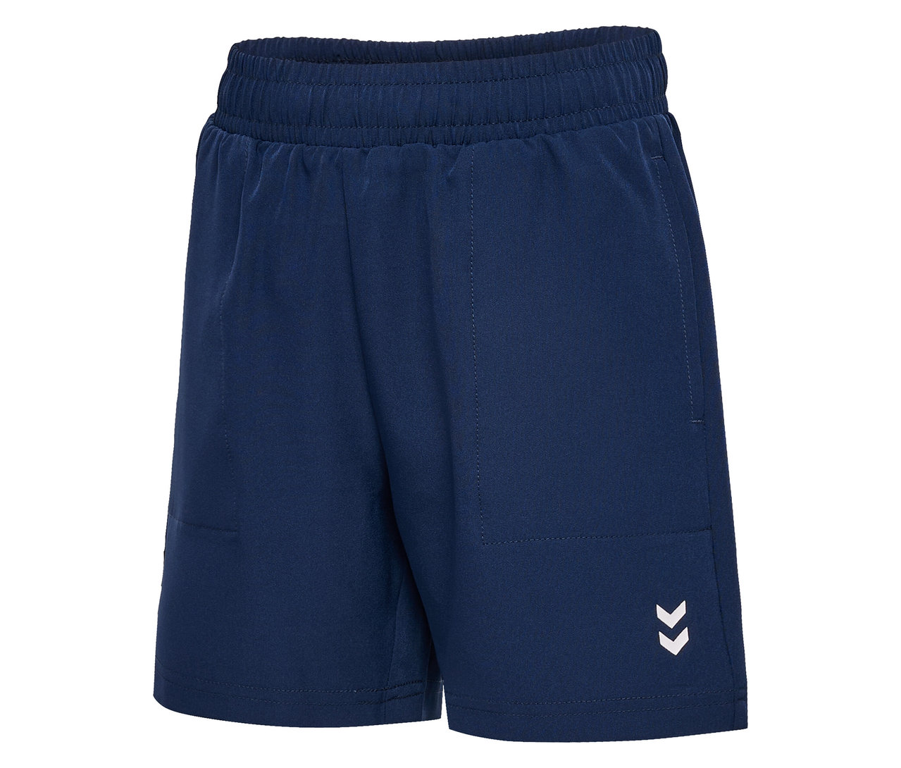 Blaue HUMMEL HMLJR Pulse Workout Shorts.