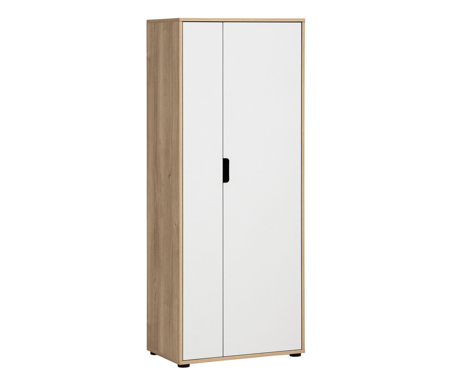 Ein weiß-eichenfarbiger Aktenschrank »Emmik«.