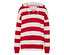 Hoodie, rot gestreift