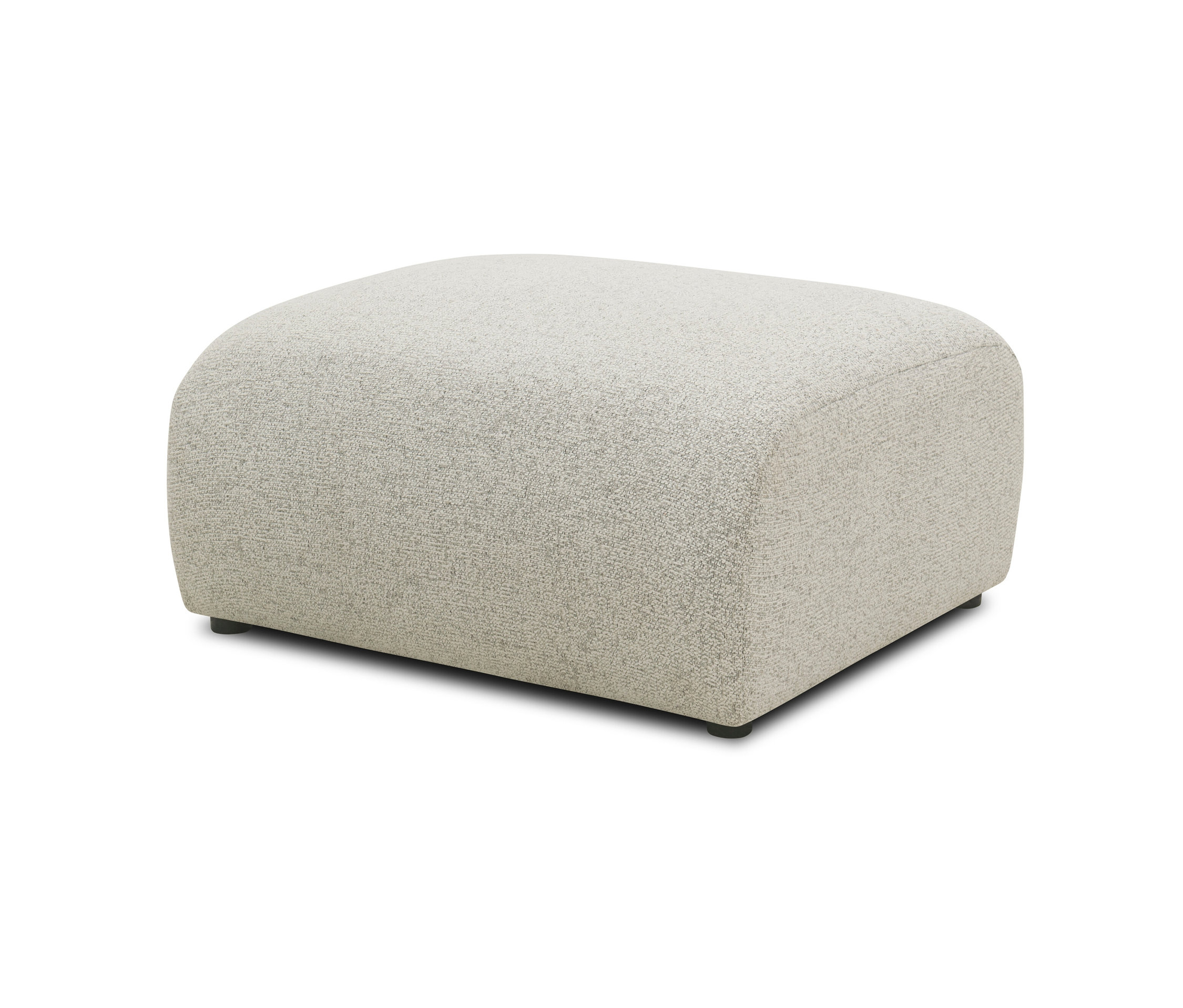 Domo Hocker »Bela« - 80x78x41cm - schwarz - - Polyester / Baumwolle / Holzwerkstoffe