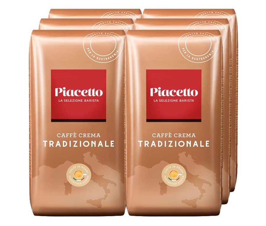 Tradizionale Caffè Crema - 6x 1 kg Ganze Bohne