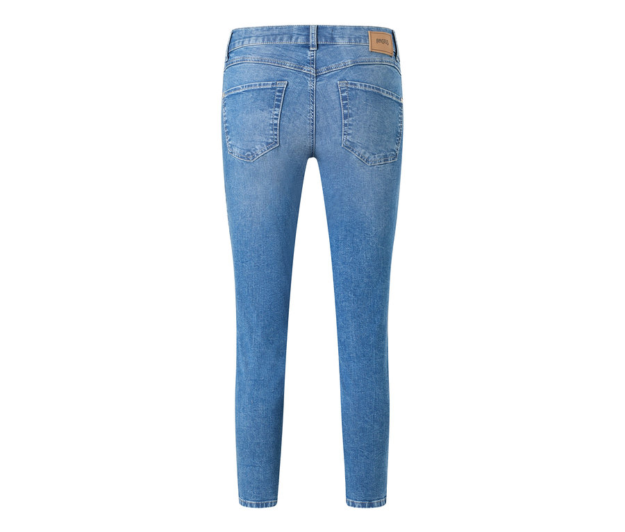 Rückansicht der hellblauen Angels Jeans »Ornella Seam« Slim Fit 7/8.