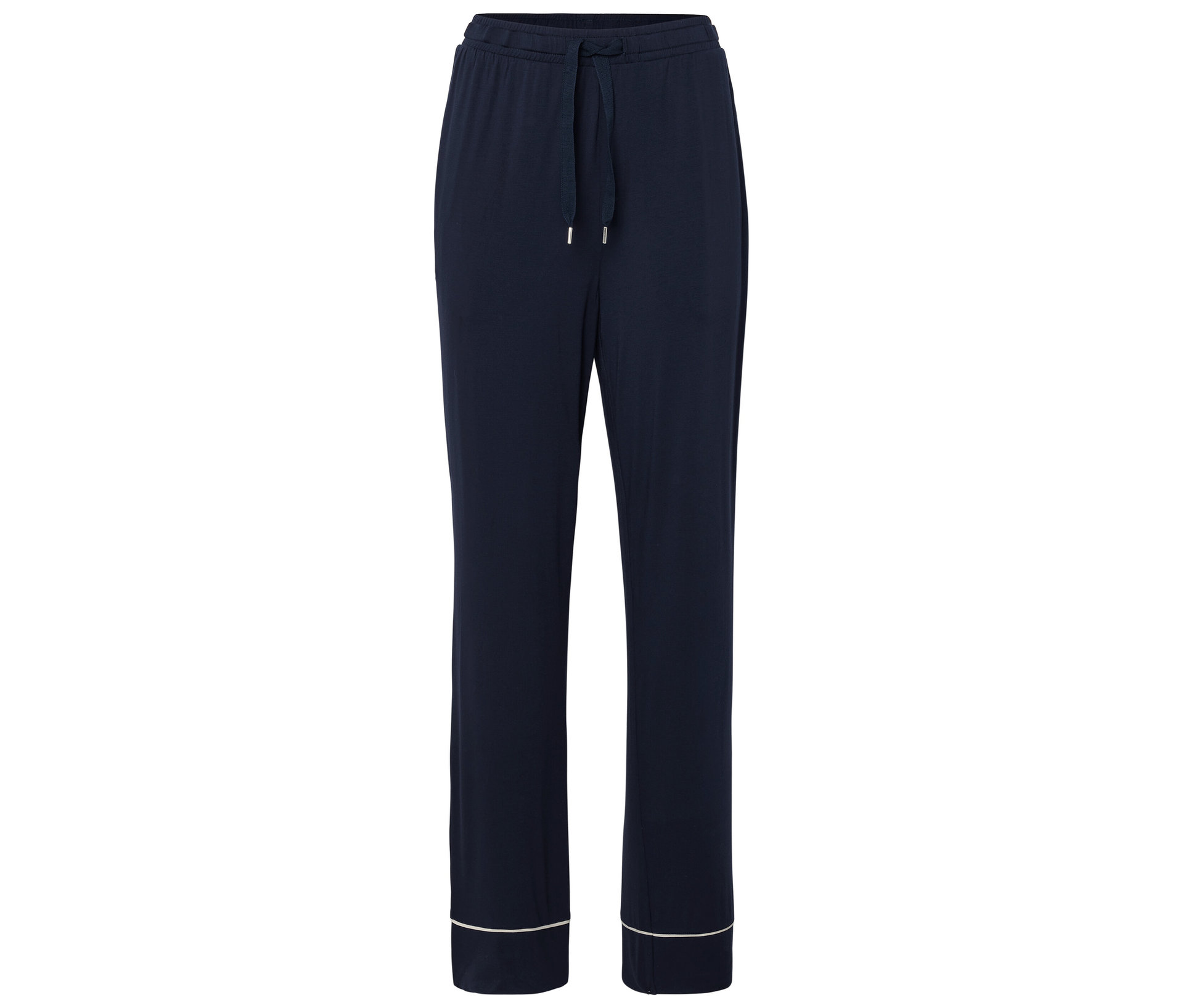 Pyjamahose - Damen - Gr. L - dunkelblau - dunkelblau