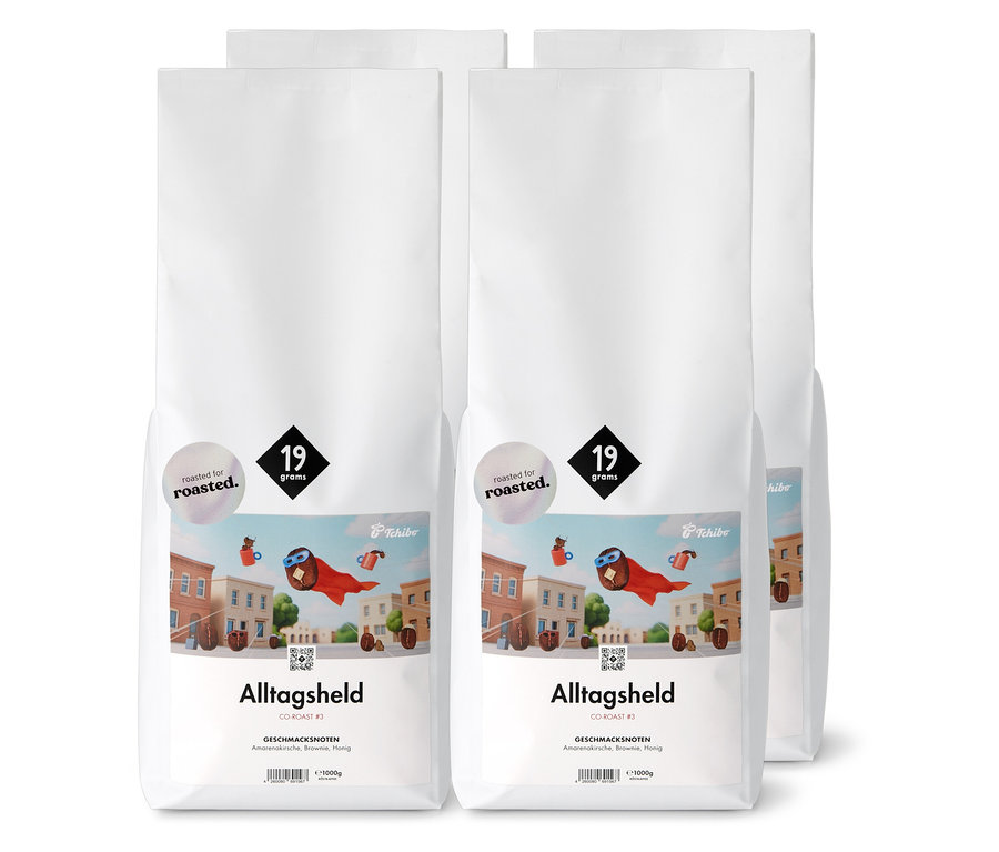 19grams x roasted. - Alltagsheld Co-Roast #3 Omni-Roast - 4 x 1 kg Ganze Bohne