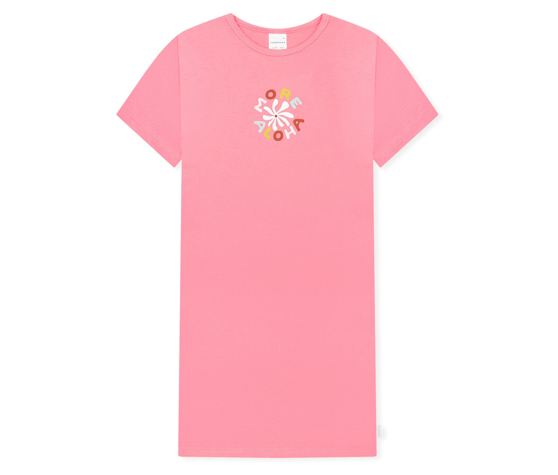 Schiesser Kinder-Nachthemd - Gr. 128 - pink