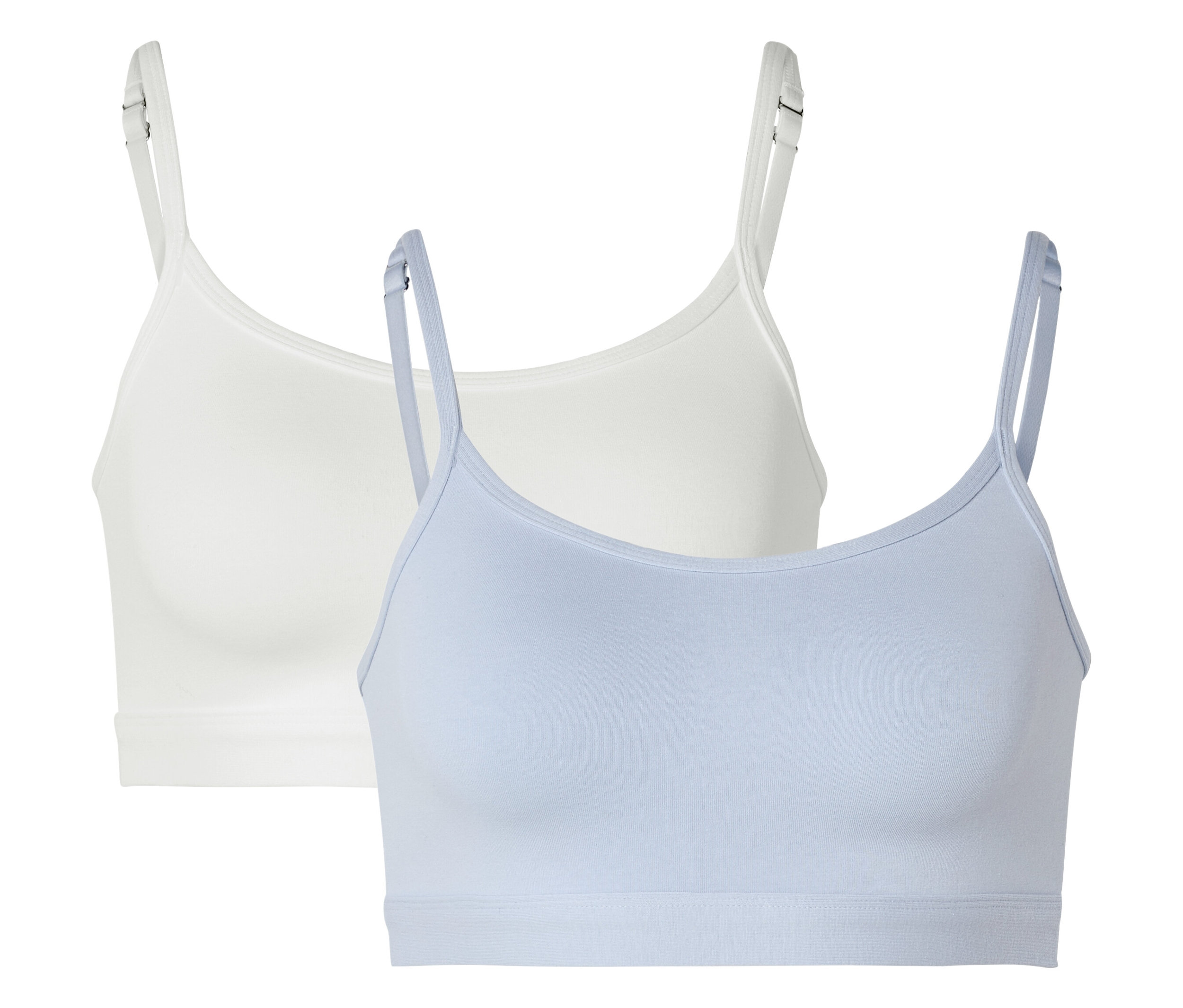 Tchibo - 2 Bustiers - Damen - Gr. L - hellblau
