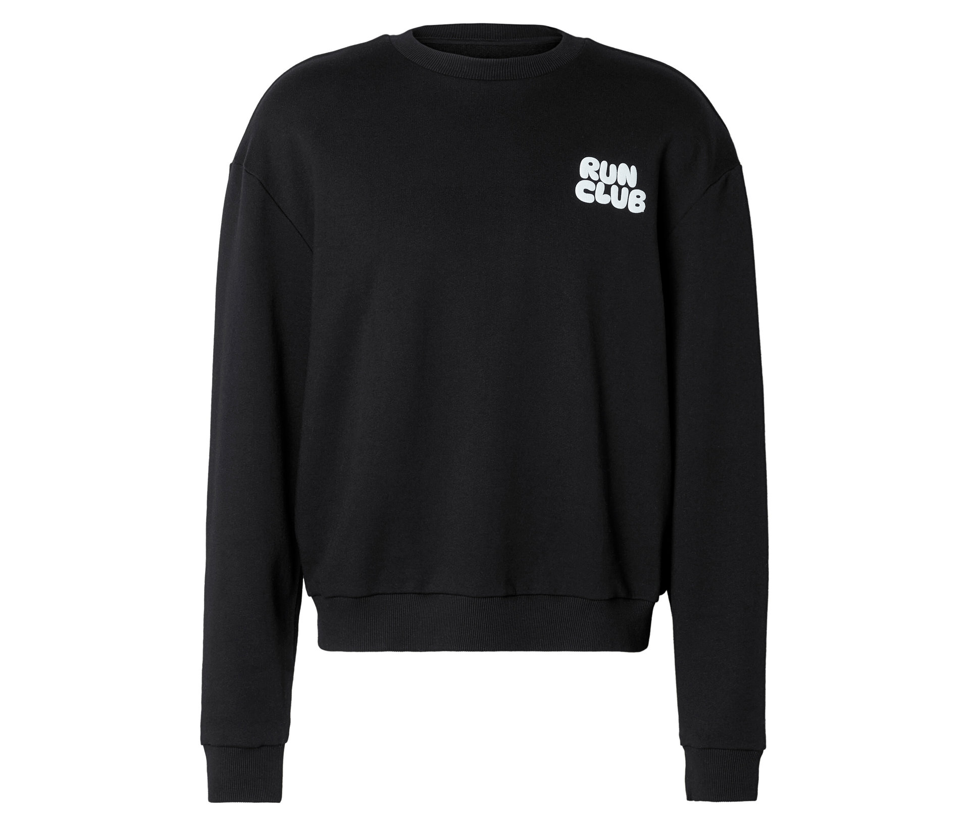 Sweatshirt - Herren - Gr. M - schwarz/print - schwarz