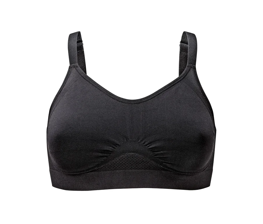 Schwarzer Sport-BH.