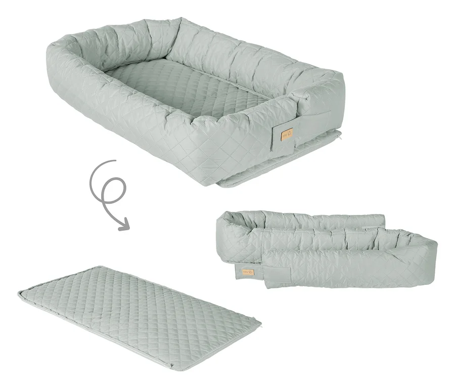 Abbildung einer grünen Roba 3-in-1-Babylounge.