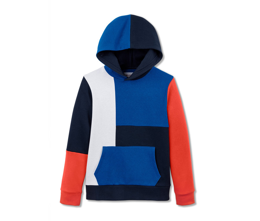 Mehrfarbiger Sweathoodie.