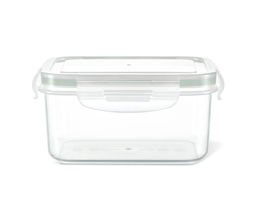 Ein transparentes Frischhaltedosen-Set.