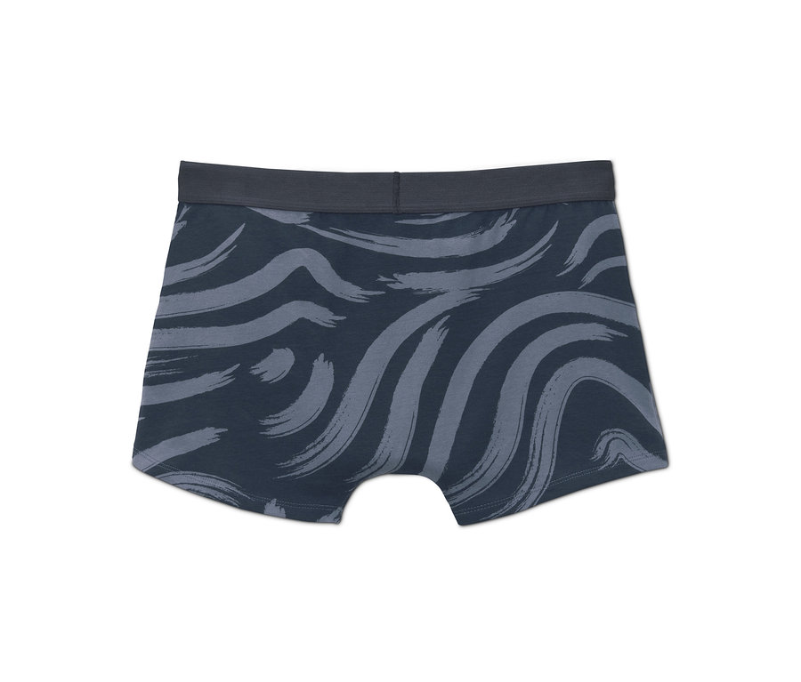 Eine einzelne blaue 2 Slipboxer mit Muster.