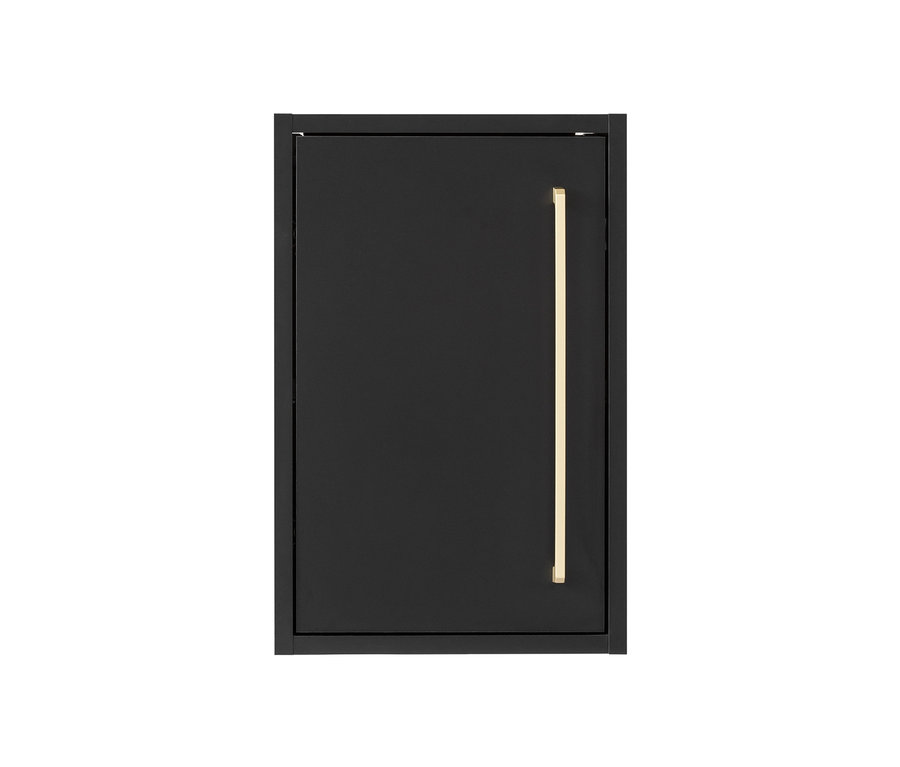 Schwarzer Hängeschrank »Sarah«.